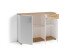 Kommode >JAKOB< in Weiß/Eiche-Optik 110 x 83,5 x 35,5 cm (BxHxT)