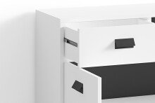 Kommode >WELLNESS< in Weiß 80,5 x 77,5 x 31 cm (BxHxT)