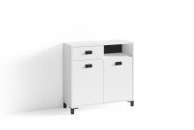 Kommode >WELLNESS< in Weiß 80,5 x 77,5 x 31...