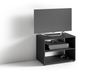 TV-Stand >VICTORIA< in Schwarz 60 x 45 x 39 cm (BxHxT)