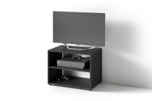 TV-Stand >VICTORIA< in Schwarz 60 x 45 x 39 cm (BxHxT)