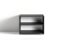 TV-Stand >VICTORIA< in Schwarz 60 x 45 x 39 cm (BxHxT)