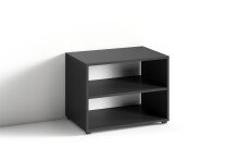 TV-Stand >VICTORIA< in Schwarz 60 x 45 x 39 cm (BxHxT)