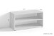 TV-Stand >VICTORIA< in Weiß 90 x 45 x 39 cm (BxHxT)