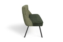 Bank >CALIFORNIA< in grün aus Webstoff/Vintage-Velvet 180 x 88 x 63 cm (BxHxT)