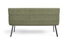 Bank >CALIFORNIA< in grün aus Webstoff/Vintage-Velvet 180 x 88 x 63 cm (BxHxT)