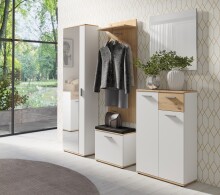 Spiegel >JAKOB< in Weiß 60 x 70 x 2 cm (BxHxT)