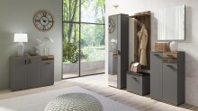 Spiegel >JAKOB< in Anthrazit 60 x 70 x 2 cm (BxHxT)
