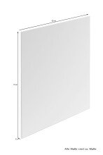 Spiegel >JAKOB< in Anthrazit 60 x 70 x 2 cm (BxHxT)