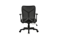 Chefsessel >BONE< in Schwarz 61,5 x 91-98,5 x 51,5 cm (BxHxT)