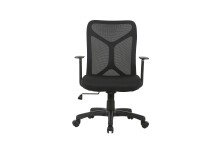 Chefsessel >BONE< in Schwarz 61,5 x 91-98,5 x 51,5...