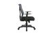 Chefsessel >BONE< in Schwarz/Grau 61,5 x 91-98,5 x 51,5 cm (BxHxT)