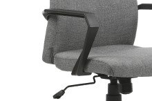 Chefsessel >EDGY< in Grau aus Webstoff 58 x 99-106,5 x 56 cm (BxHxT)