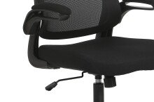 Chefsessel >FLOW< in Schwarz 62 x 114-122 x 61 cm (BxHxT)