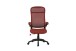 Chefsessel >FLOW< in Schwarz/Ziegelrot 62 x 114-122 x 61 cm (BxHxT)