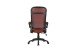 Chefsessel >FLOW< in Schwarz/Ziegelrot 62 x 114-122 x 61 cm (BxHxT)