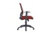 Chefsessel >LONG< in Ziegelrot aus Webstoff 52,5 x 95,5-103 x 60,5 cm (BxHxT)