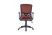 Chefsessel >LONG< in Ziegelrot aus Webstoff 52,5 x 95,5-103 x 60,5 cm (BxHxT)