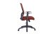 Chefsessel >LONG< in Ziegelrot aus Webstoff 52,5 x 95,5-103 x 60,5 cm (BxHxT)