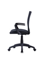 Chefsessel >SIT< in Schwarz aus Webstoff 55 x 86,5-94 x 58,5 cm (BxHxT)