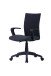 Chefsessel >SIT< in Schwarz aus Webstoff 55 x 86,5-94 x 58,5 cm (BxHxT)
