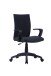 Chefsessel >SIT< in Schwarz aus Webstoff 55 x 86,5-94 x 58,5 cm (BxHxT)