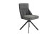 Stuhl >CALIFORNIA< 2er-Set in anthrazit aus Webstoff/Velvet 50x89x56 cm (BxHxT)