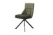 Stuhl >CALIFORNIA< 2er-Set in grün aus Webstoff/Velvet 50x89x56 cm (BxHxT)