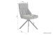 Stuhl >CALIFORNIA< 2er-Set in grün aus Webstoff/Velvet 50x89x56 cm (BxHxT)
