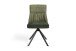 Stuhl >CALIFORNIA< 2er-Set in grün aus Webstoff/Velvet 50x89x56 cm (BxHxT)