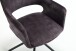 Stuhl >ELEONORE< 2er-Set in Anthrazit aus Vintage Samtstoff 57x84x61 cm (BxHxT)