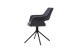 Stuhl >ELEONORE< 2er-Set in Dunkelgrau aus Bouclè 57 x 84 x 61 cm (BxHxT)