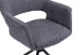 Stuhl >ELEONORE< 2er-Set in Dunkelgrau aus Bouclè 57 x 84 x 61 cm (BxHxT)