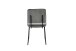 Kufenstuhl >LIAM< 4er Set in Grau aus Webstoff 45 x 83 x 61 cm (BxHxT)