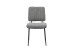 Kufenstuhl >LIAM< 4er Set in Grau aus Webstoff 45 x 83 x 61 cm (BxHxT)