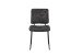 Kufenstuhl >LIAM< 4er Set in Anthrazit aus Vintage Samtstoff 45x83x61 cm (BxHxT)