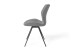 Stuhl >MANHATTAN< 2er-Set in Grau aus Mikrofaser 51 x 87 x 55 cm (BxHxT)