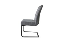 Schwinger 2er Set >MARLEN-XXL< in Dunkelgrau aus Webstoff 47x95,9x62 cm (BxHxT)