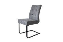 Schwinger 2er Set >MARLEN-XXL< in Dunkelgrau aus Webstoff 47x95,9x62 cm (BxHxT)