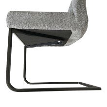 Schwinger 2er Set >MARLEN-XXL< in Dunkelgrau aus Webstoff 47x95,9x62 cm (BxHxT)