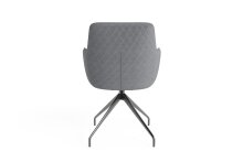 Stuhl >MEMPHIS< 2er-Set in Grau 62 x 96 x 60 cm (BxHxT)