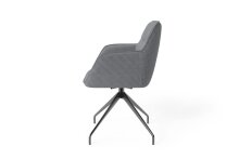 Stuhl >MEMPHIS< 2er-Set in Grau 62 x 96 x 60 cm (BxHxT)