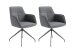 Stuhl >MEMPHIS< 2er-Set in Grau 62 x 96 x 60 cm (BxHxT)