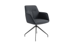 Stuhl >MEMPHIS< 2er-Set in Anthrazit 62 x 96 x 60 cm (BxHxT)