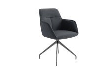 Stuhl >MEMPHIS< 2er-Set in Anthrazit 62 x 96 x 60 cm (BxHxT)