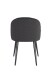 Stuhl >NAYLA< 2er-Set in Schwarz aus Samtstoff 51 x 81,5 x 60 cm (BxHxT)