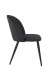 Stuhl >NAYLA< 2er-Set in Schwarz aus Samtstoff 51 x 81,5 x 60 cm (BxHxT)