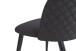 Stuhl >NAYLA< 2er-Set in Schwarz aus Samtstoff 51 x 81,5 x 60 cm (BxHxT)