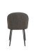 Stuhl >NAYLA< 2er-Set in Dunkelgrau aus Webstoff 51 x 81,5 x 60 cm (BxHxT)
