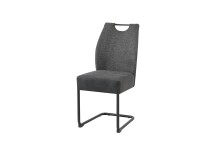 Schwinger, 2er-Set >PETER< in Anthrazit aus Webstoff 45 x 94 x 54 cm (BxHxT)